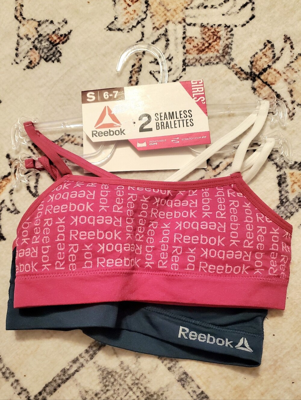Girls Reebok Seamless Bralettes - Picture 2 of 5
